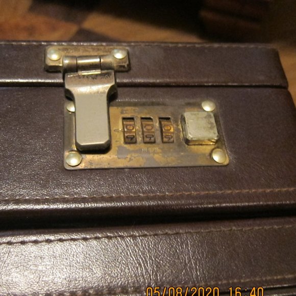 Brown Leather Briefcase - Picture 6 of 9